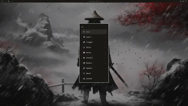 Omarchy menu