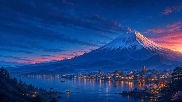 Solarized Japan wallpaper: background3