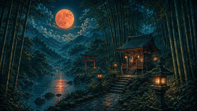 Solarized Japan wallpaper: background6