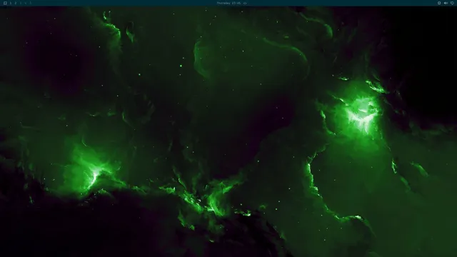 Empty desktop