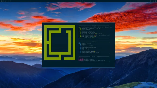 About window
