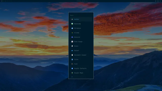App launcher