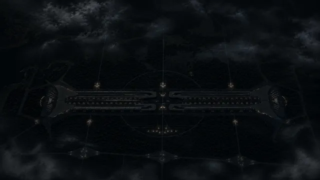 Spacex Terrafab wallpaper: spaceport darker