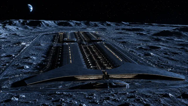 Spacex Terrafab wallpaper: terrafab moon