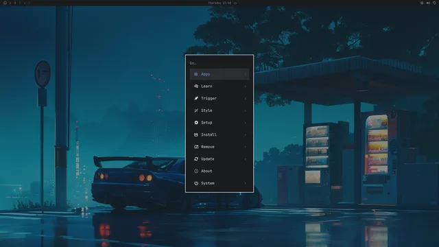 Omarchy menu