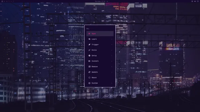 Omarchy menu
