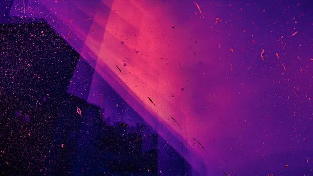 Spiderverse wallpaper: particle glitch