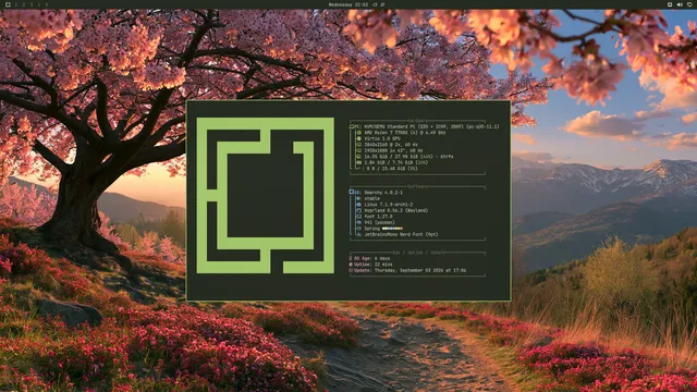 About window