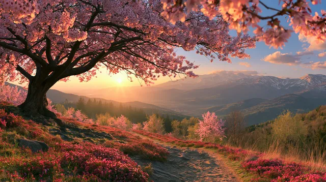 Spring wallpaper: spring landscape