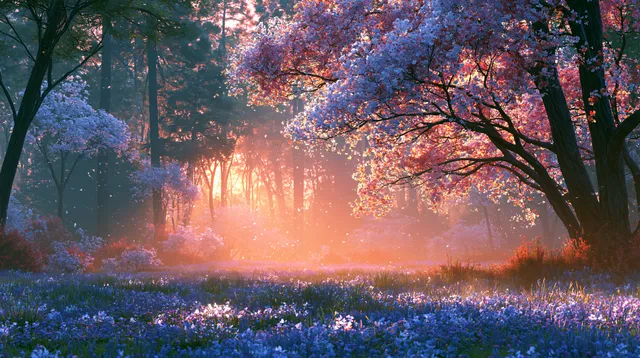 Spring wallpaper: spring landscape