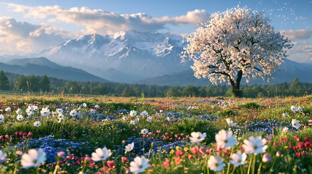 Spring wallpaper: spring landscape