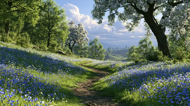 Spring wallpaper: spring landscape
