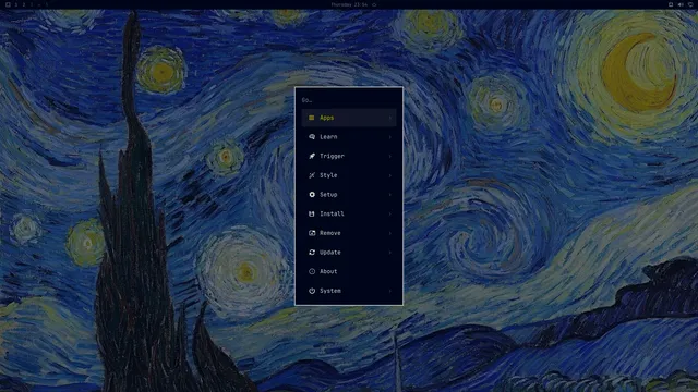 Omarchy menu