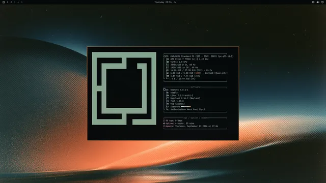 About window