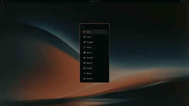 Omarchy menu