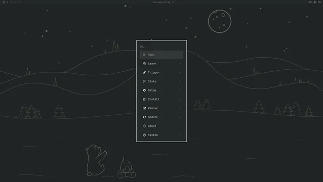 Omarchy menu