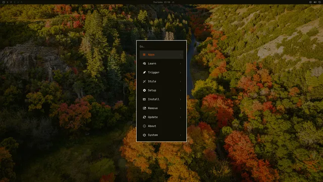 Omarchy menu