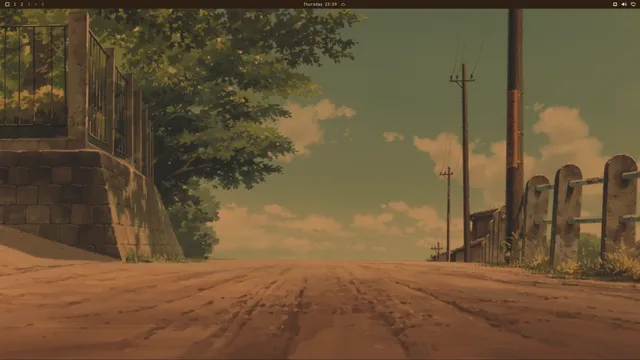 Empty desktop