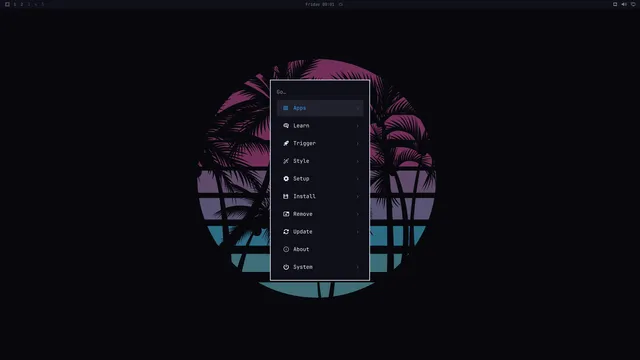 Omarchy menu