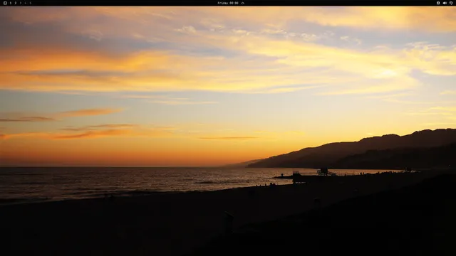 Empty desktop