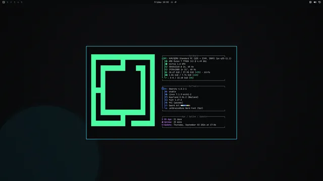 About window