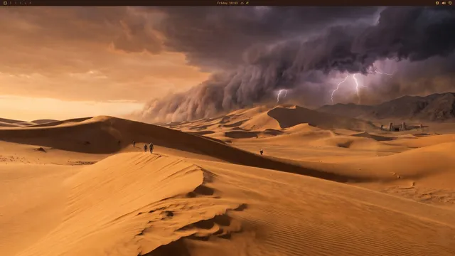 Empty desktop