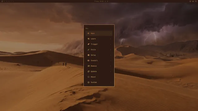 Omarchy menu
