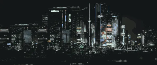 Temerald wallpaper: cyberpunk