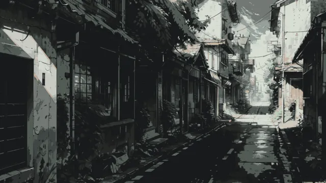Temerald wallpaper: japan alley