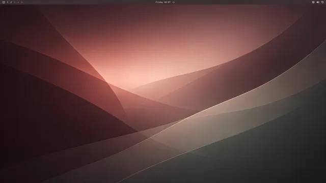 Empty desktop