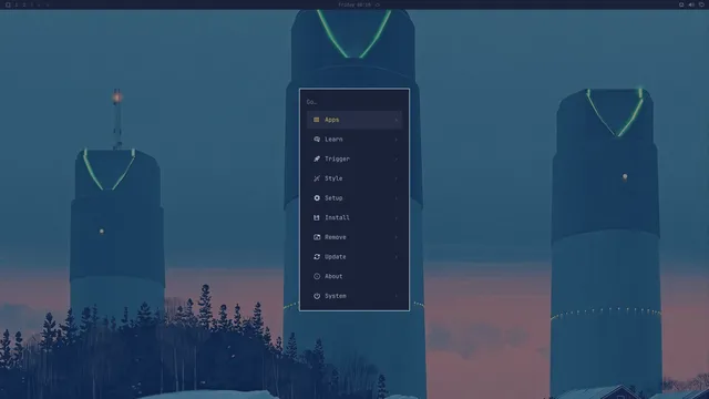 Omarchy menu
