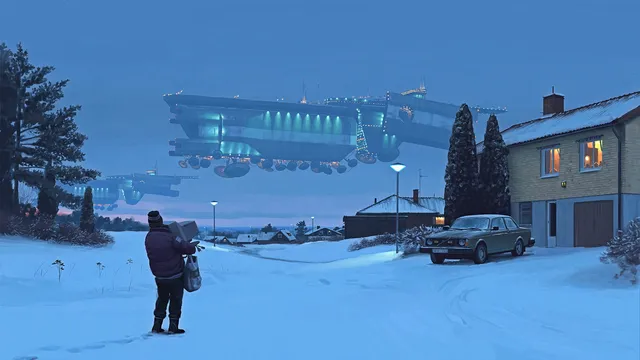 The Loop wallpaper: snowfield outpost