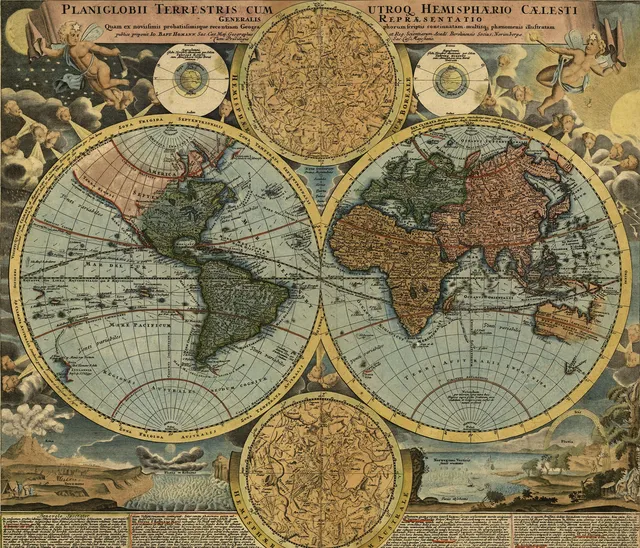 The Navigator wallpaper: celestial globe