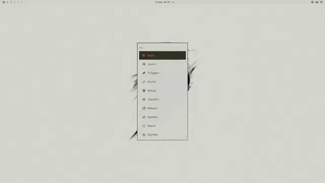 Omarchy menu