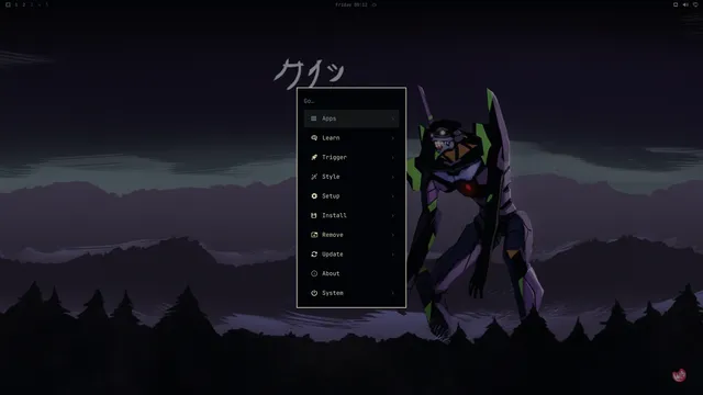 Omarchy menu