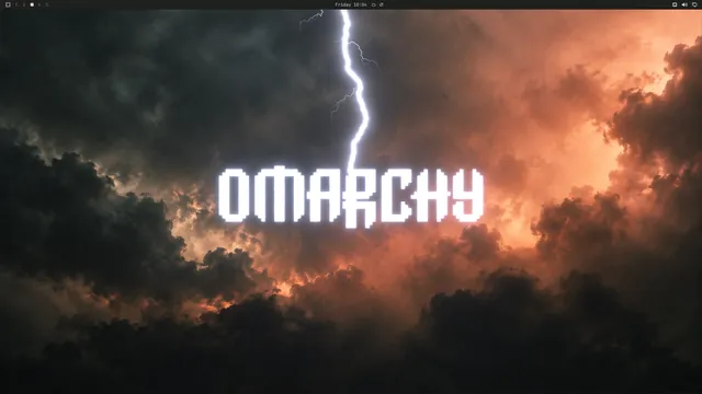 Empty desktop