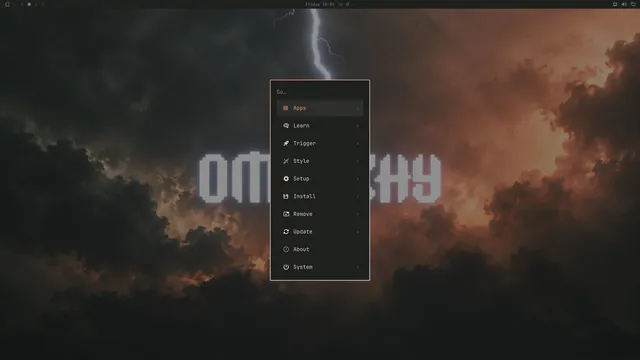 Omarchy menu