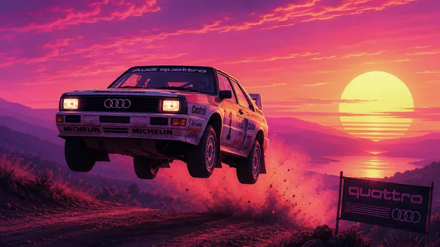 Tokyo Night wallpaper: quattro