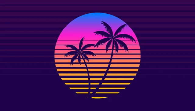 Tokyo Night wallpaper: omakub