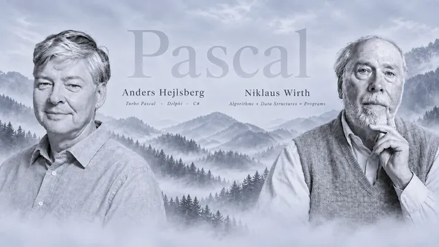 Turbo Pascal wallpaper: hejlsberg and wirth
