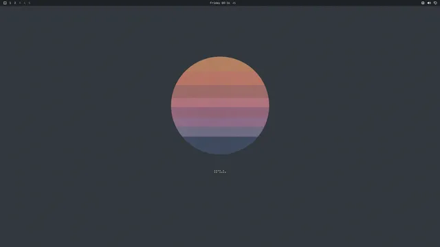 Empty desktop