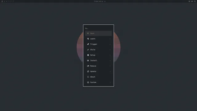Omarchy menu