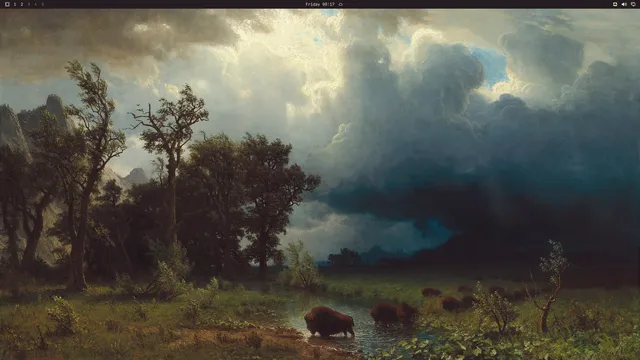 Empty desktop