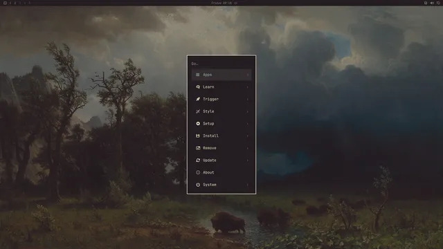 Omarchy menu