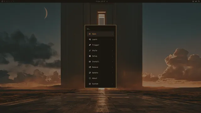 Omarchy menu