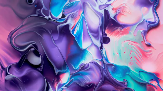 Velora wallpaper: velora fluidic aqua 3840x2160