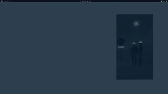 Empty desktop