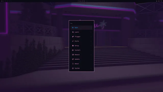 Omarchy menu