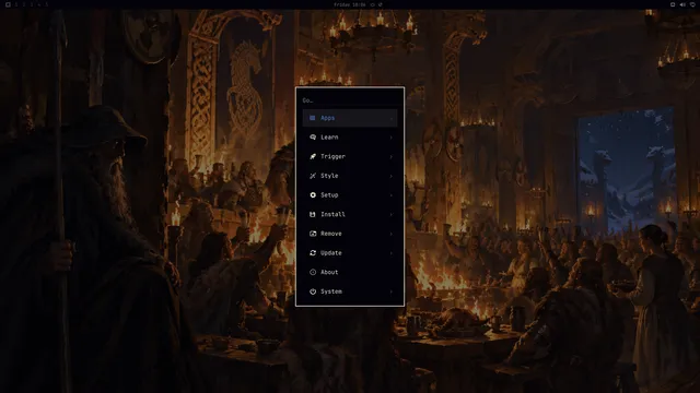Omarchy menu