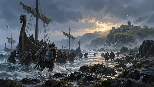 Vikings wallpaper: strandhogg